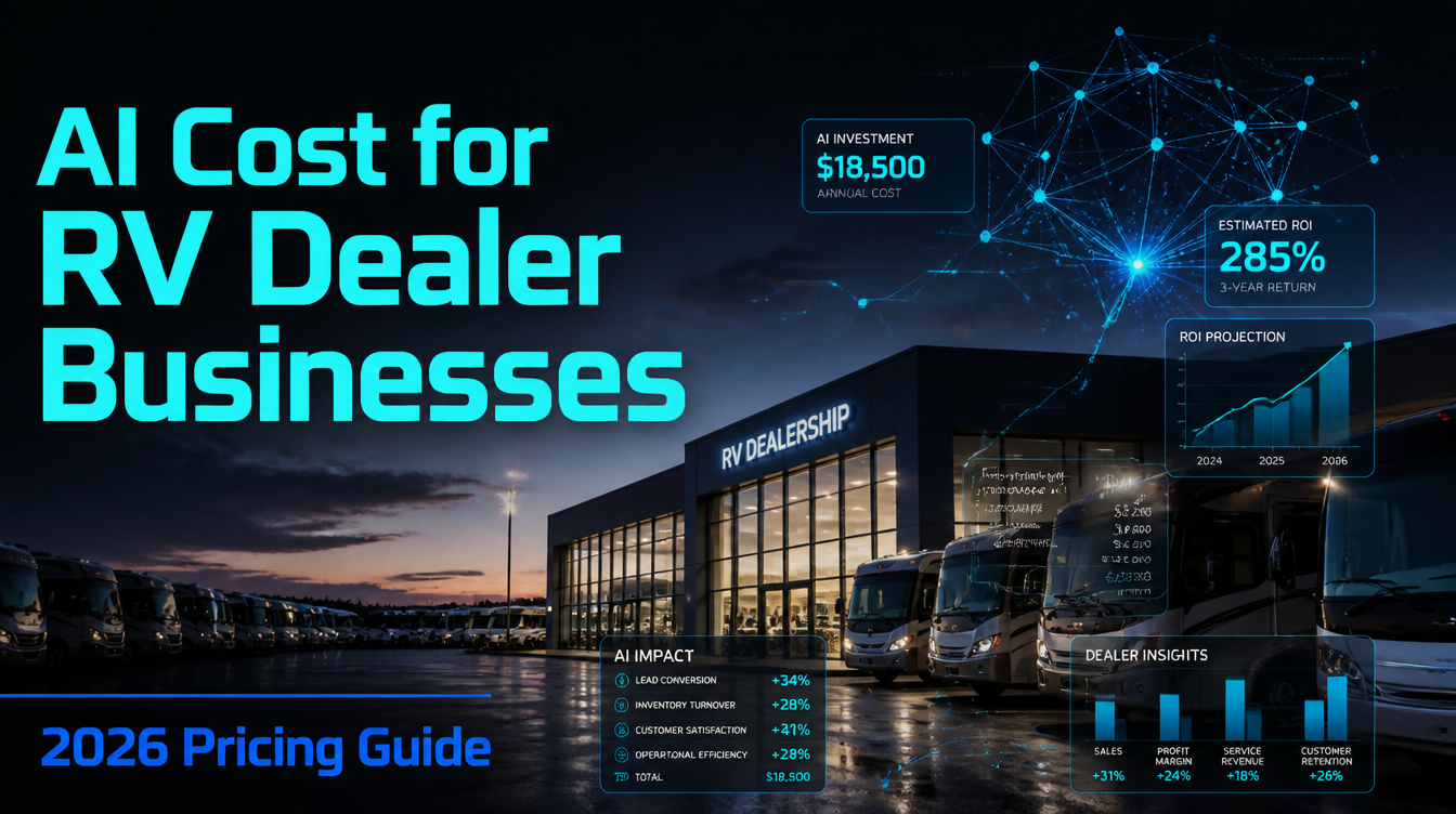 AI Cost for RV Dealer Businesses: Full 2026 Pricing Breakdown and ROI Guide