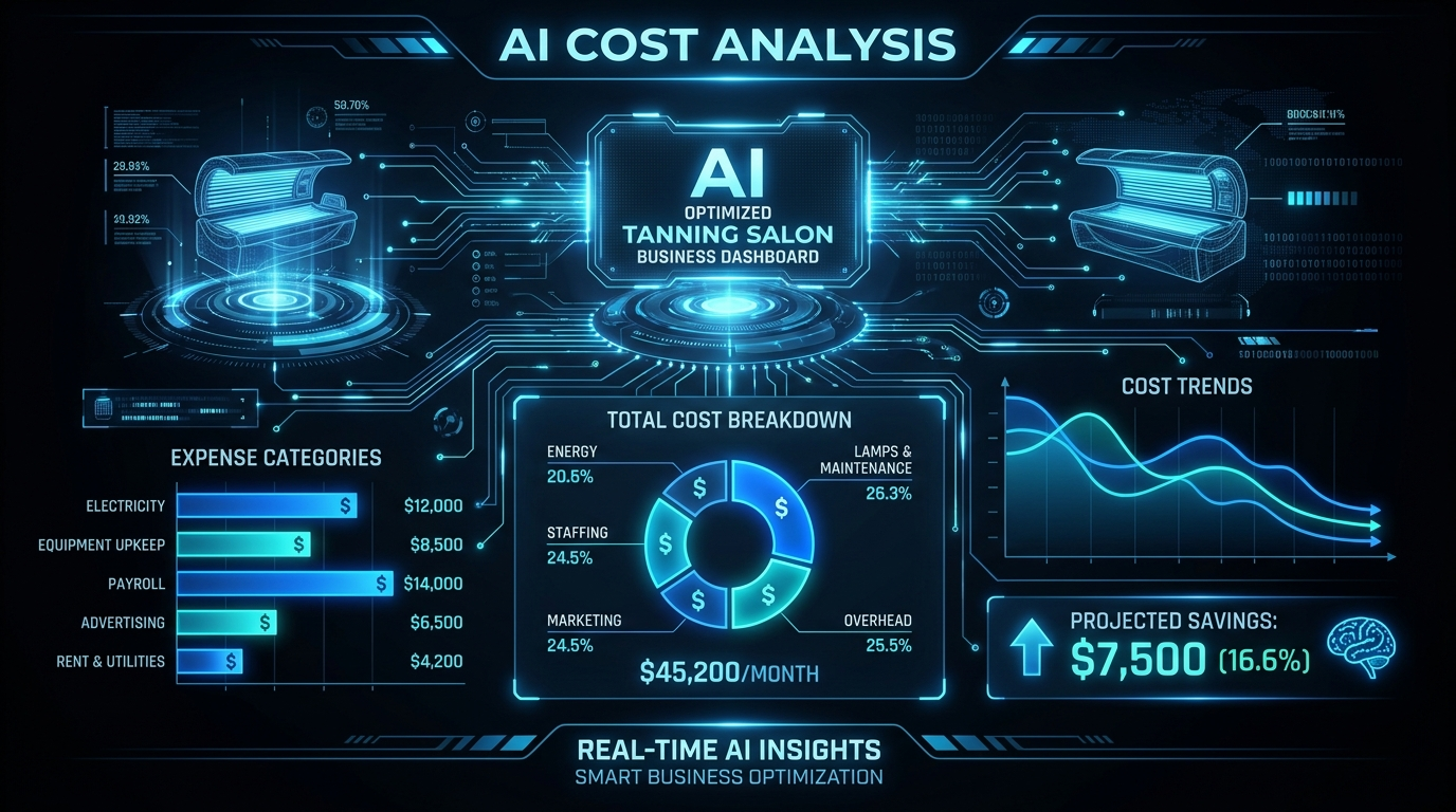 AI Cost for Tanning Salon Businesses: What You'll Actually Pay (and What You'll Get Back)