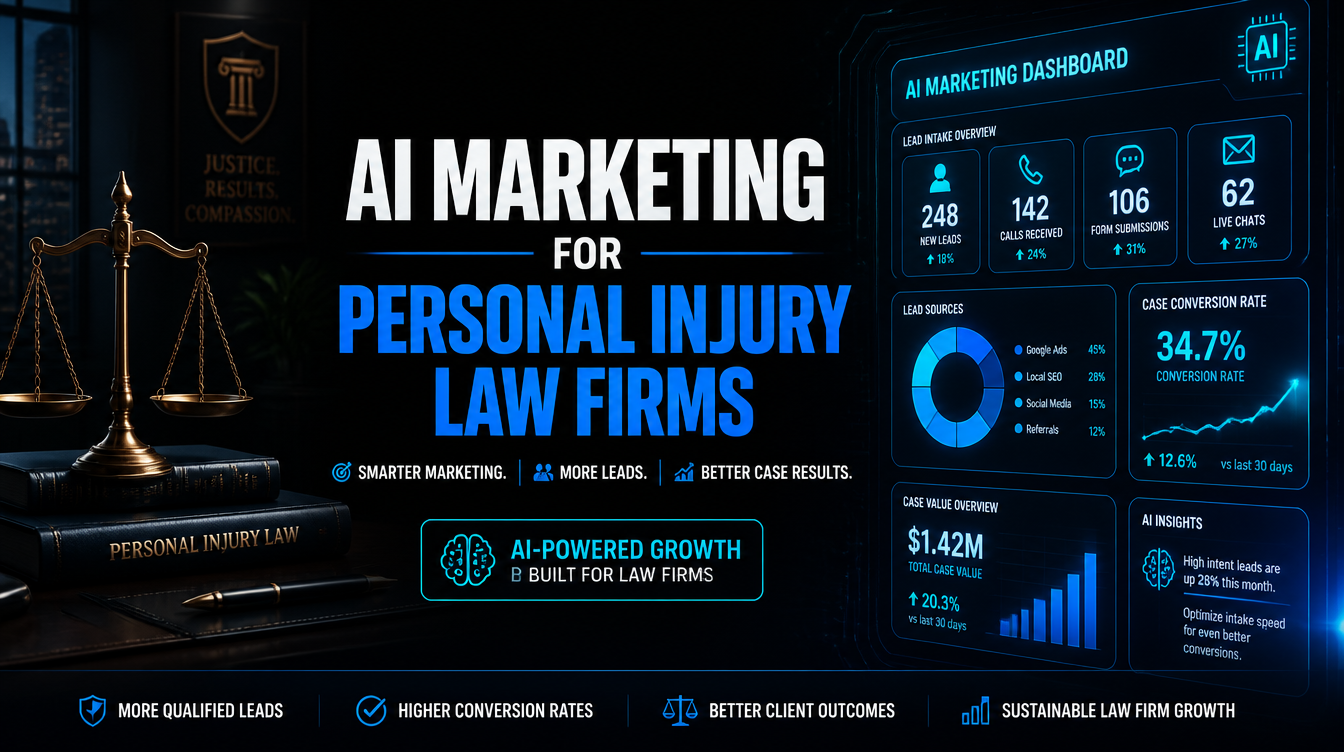 AI Marketing for Personal Injury Law Firms: 30+ Qualified Cases Per Month (2026 Guide)