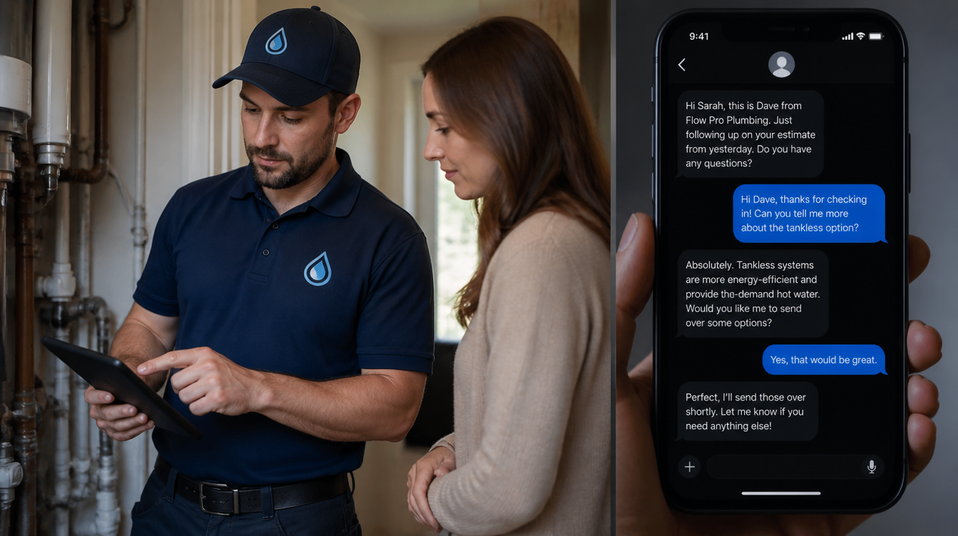 AI Plumbing Estimate Follow-Up: Close 40% More Jobs After Every Emergency Call (2026)