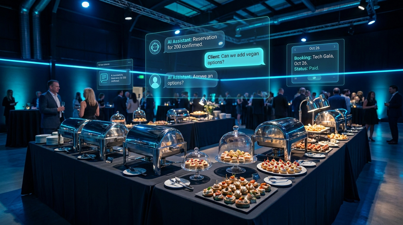 AI Receptionist for Catering Companies: Handle Every Event Inquiry Automatically (2026)