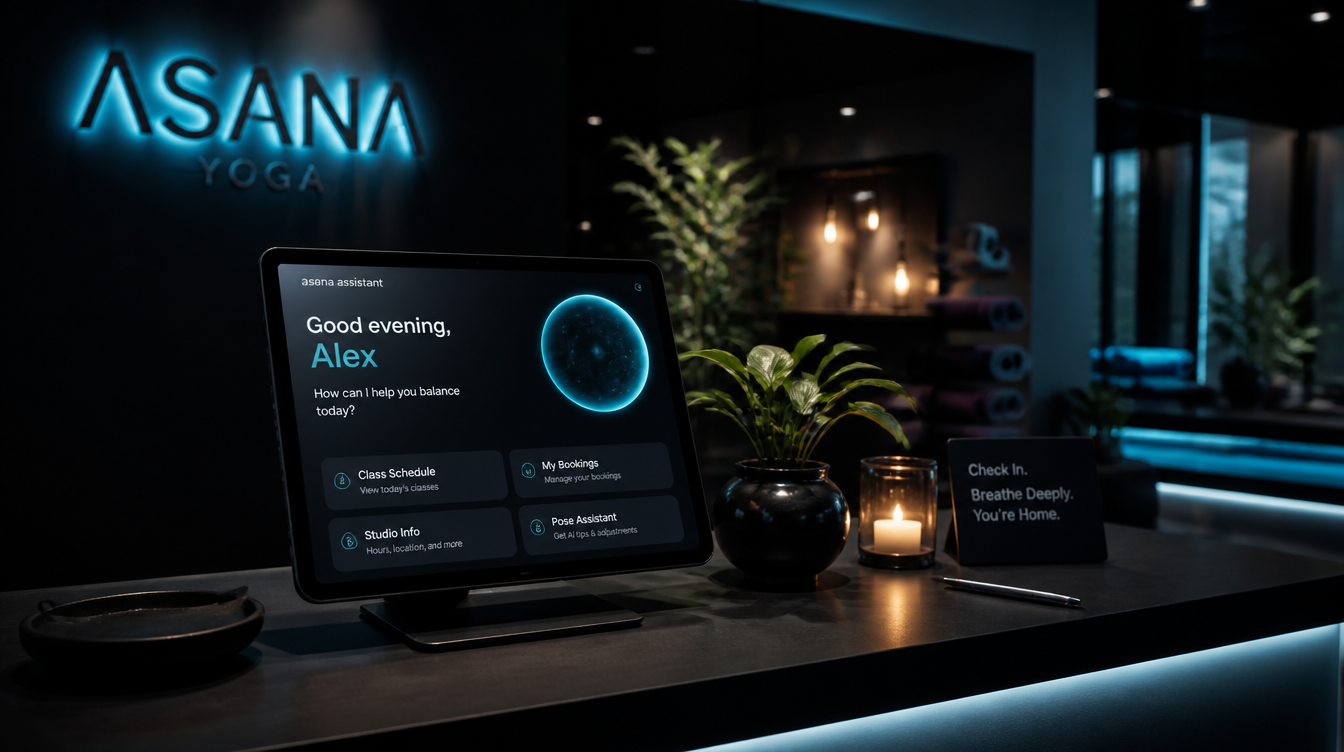 AI Receptionist for Yoga Studios: Fill Every Class, Convert Every Trial, Work 24/7 (2026 Guide)