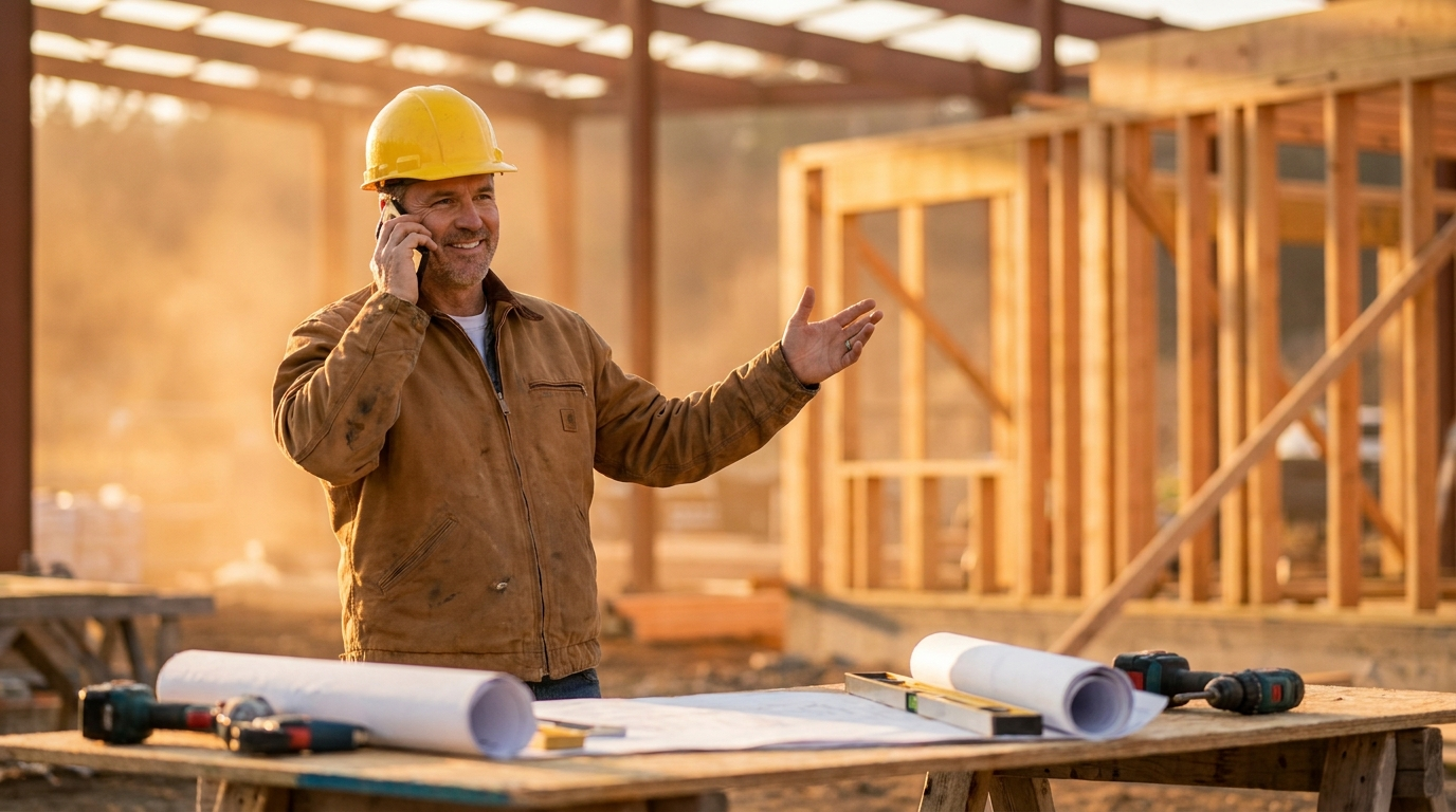 AI Receptionist vs. Answering Service for General Contractors: Which One Books the Walkthrough?
