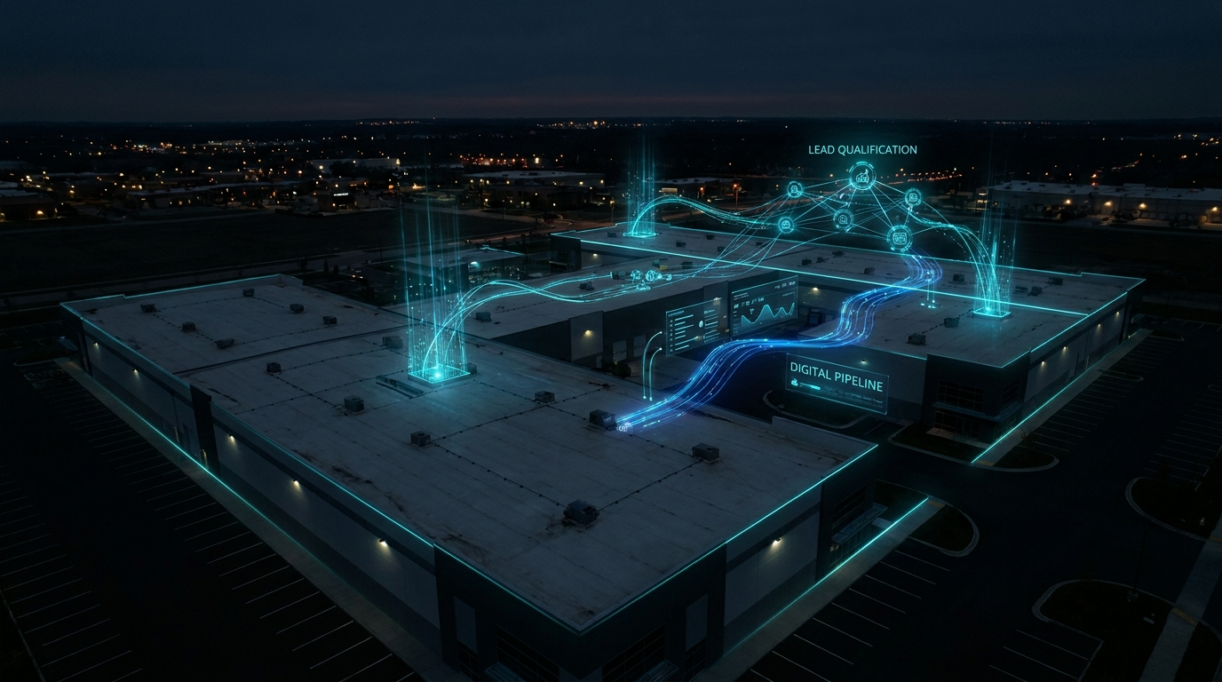 Flat Roof Commercial Roofing: AI Lead Generation That Fills Your Pipeline (2026)