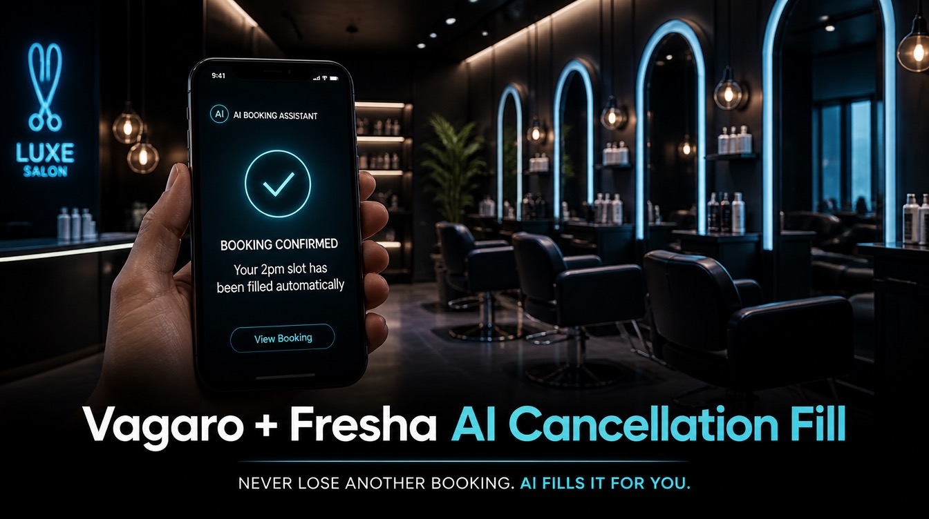 How Vagaro and Fresha Salons Use AI to Fill Cancelled Appointments Automatically and Eliminate No-Shows (2026)