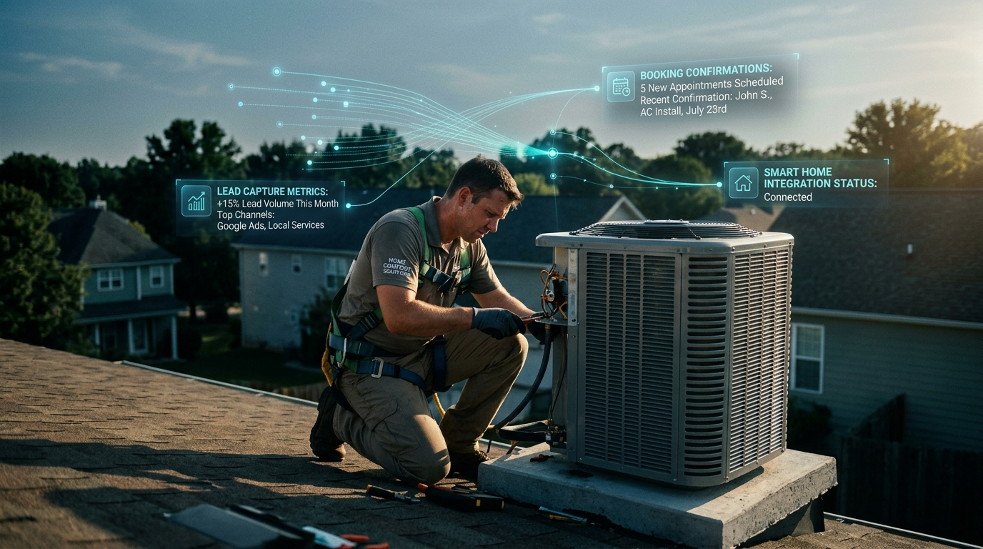 Summer AC Season AI Lead Capture for HVAC: Turn Peak Demand Into Booked Jobs (2026 Guide)