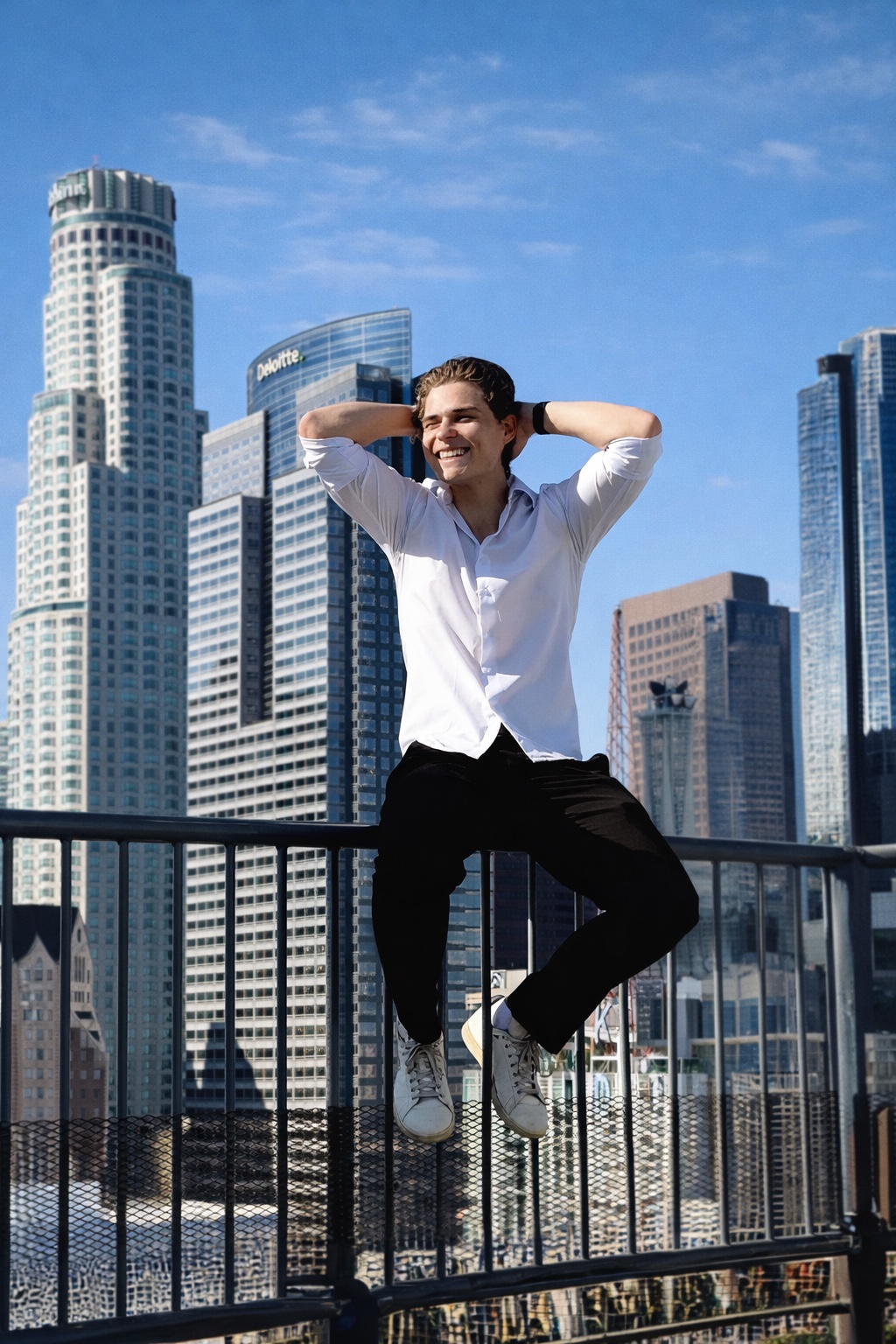 Tim Johnson in downtown Los Angeles